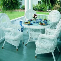 Wayfair rattan dining online set